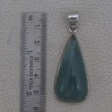 925 Sterling Silver Aquamarine Pendant