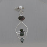 Tourmaline Silver Pendant