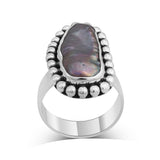 Pearl Gemstone 925 Sterling Silver Ring