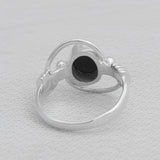 Natural Rutile quartz Silver Ring