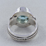 Blue Topaz Sterling Silver Everyday Wear Ring