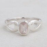 Natural Tourmaline Silver Ring