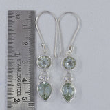 Mystic Quartz Silver Earrings