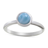 Larimar  Silver  Ring