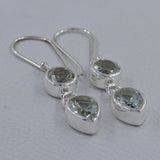 Mystic Quartz Silver Earrings