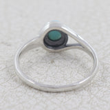 Tourmaline Cabochon Sterling Silver Gift Ring