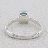 Natural Larimar 925 Sterling Silver Ring