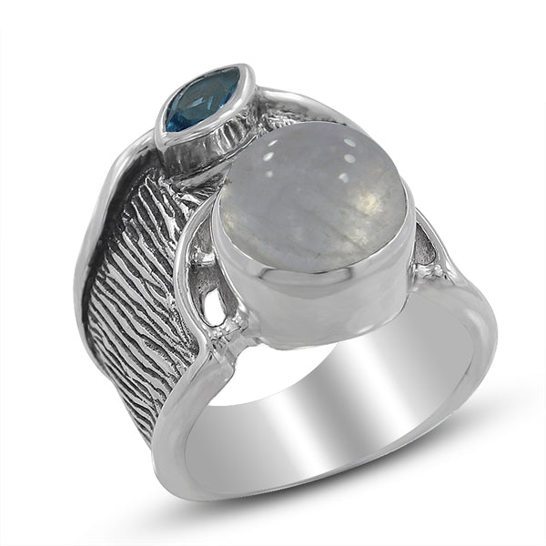 925 Sterling Silver Labradorite Rings