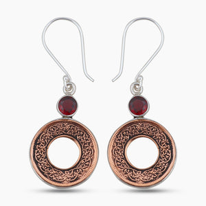925 Silver Coin Earring