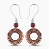 925 Silver Coin Earring