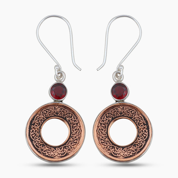 925 Silver Coin Earring