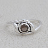 925 Sterling Silver Smoky Quartz Ring