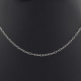 925 Sterling Silver Figaro Chain Necklace 18" Length