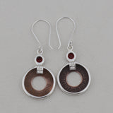 925 Silver Coin Earring