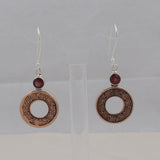 925 Silver Coin Earring