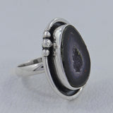 Tabasco Geode Sterling Silver Ring