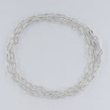 925 Sterling Silver Figaro Chain Necklace 18" Length