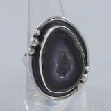 Tabasco Geode Sterling Silver Ring