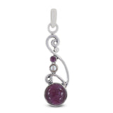 Red Ruby Gemstone Pendant