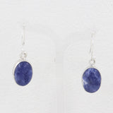 Solid 925 Sterling Silver Blue Sodalite Earring