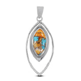 925 Starling Silver Tiger Eye Pendant