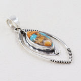 925 Starling Silver Tiger Eye Pendant