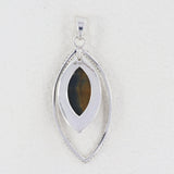 925 Starling Silver Tiger Eye Pendant