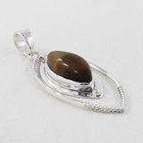 925 Starling Silver Tiger Eye Pendant