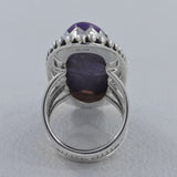 Purple Charoite Sterling Silver Rings