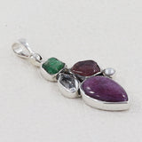 Red Ruby 925 Sterling Silver Pendant