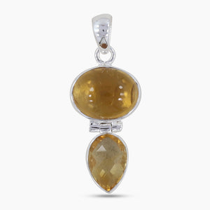 925 Sterling Silver Citrine Pendants