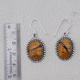 Spiny Oyster Silver Earrings