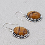 Spiny Oyster Silver Earrings