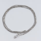 925 Oxidised Sterling Silver Box Chain