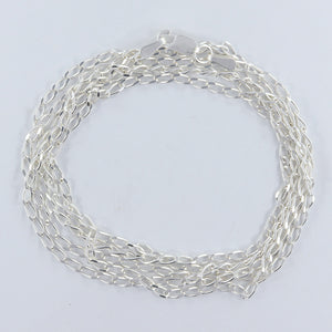 925 Sterling Silver Cable Chain for Mens