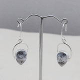 925 Silver Dendrite Opal Earring