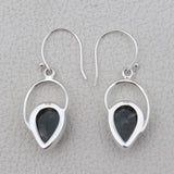 925 Silver Dendrite Opal Earring