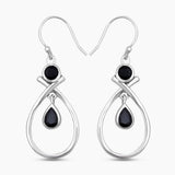 Smoky Quartz Silver Earrings