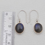 Labradorite Silver Earrings