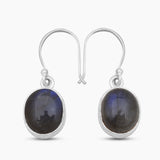 Labradorite Silver Earrings