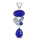 925 Starling Silver Lapis Lazuli Pendant