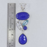 925 Starling Silver Lapis Lazuli Pendant