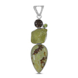 925 Sterling Silver Madagascar Opal Pendant