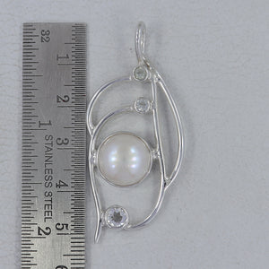 925 Sterling Silver Pearl Pendant