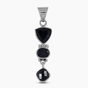 925 Sterling Silver Black Onyx Pendants