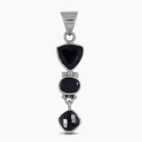 925 Sterling Silver Black Onyx Pendants