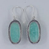 Rainbow Moonstone Silver Earrings