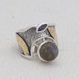 Amethyst 925 sterling Silver ring