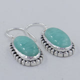 Rainbow Moonstone Silver Earrings