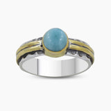 Green Emerald Silver Rings